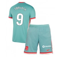 Atletico Madrid Alexander Sorloth #9 Koszulka Wyjazdowa dzieci 2024-25 Krótki Rękaw (+ krótkie spodenki)